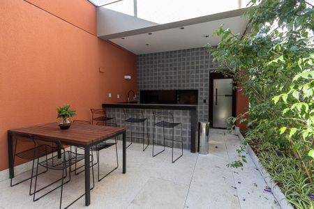 Studio para alugar com 31m², 1 quarto e sem vaga Studio para alugar com 31m², 1 quarto e sem vagaÁrea comum - Churrasqueira