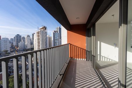 Studio para alugar com 31m², 1 quarto e sem vaga Studio para alugar com 31m², 1 quarto e sem vagaVaranda
