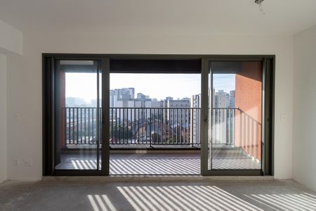 Studio para alugar com 31m², 1 quarto e sem vaga Studio para alugar com 31m², 1 quarto e sem vagaVaranda