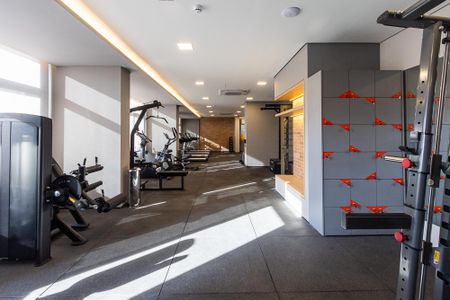 Studio para alugar com 31m², 1 quarto e sem vaga Studio para alugar com 31m², 1 quarto e sem vagaÁrea comum - Academia