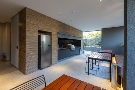 Studio para alugar com 31m², 1 quarto e sem vaga Studio para alugar com 31m², 1 quarto e sem vagaÁrea comum - Churrasqueira