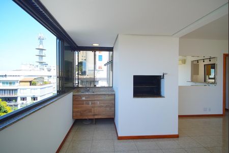 Varanda da Sala de apartamento à venda com 2 quartos, 90m² em Bela Vista, Porto Alegre