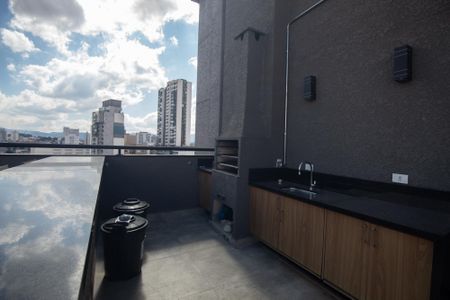 Área comum - Churrasqueira de kitnet/studio à venda com 1 quarto, 34m² em Parada Inglesa, São Paulo