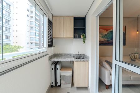 Apartamento à venda com 35m², 1 quarto e sem vagaSacada