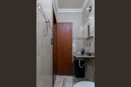 Banheiro da Suíte de casa à venda com 2 quartos, 60m² em Santa Amelia, Belo Horizonte