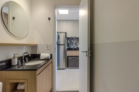 Studio para alugar com 28m², 1 quarto e sem vagaBanheiro Social