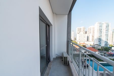 Studio à venda com 31m², 1 quarto e sem vagaVaranda