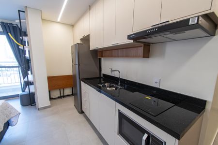 Studio à venda com 31m², 1 quarto e sem vagaCozinha