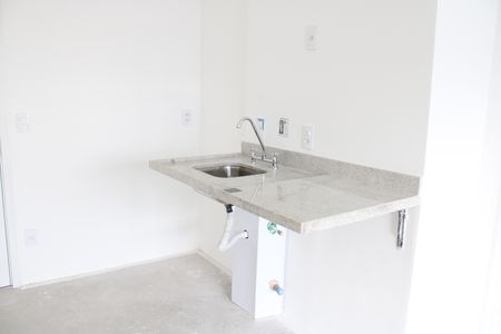 Studio à venda com 34m², 1 quarto e sem vagaDetalhe da cozinha