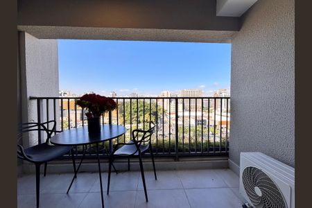 Studio à venda com 30m², 1 quarto e sem vagaVaranda