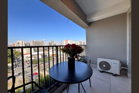 Studio à venda com 30m², 1 quarto e sem vagaVaranda