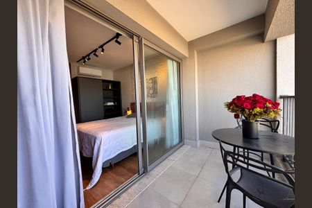 Studio à venda com 30m², 1 quarto e sem vagaVaranda