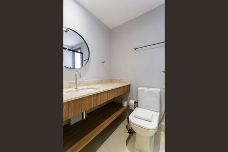 Studio para alugar com 30m², 1 quarto e sem vaga Studio para alugar com 30m², 1 quarto e sem vagaBanheiro