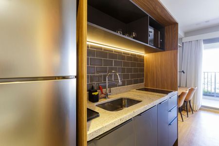 Studio para alugar com 30m², 1 quarto e sem vaga Studio para alugar com 30m², 1 quarto e sem vagaCozinha