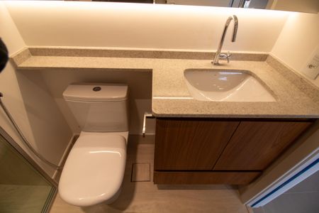 Studio para alugar com 24m², 1 quarto e sem vaga Studio para alugar com 24m², 1 quarto e sem vagaBanheiro