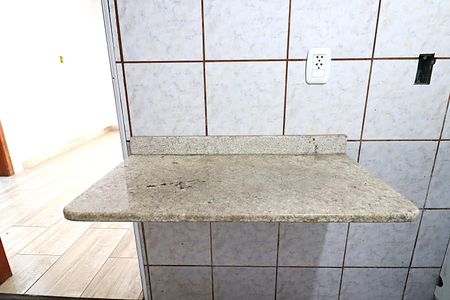 Cozinha de casa para alugar com 2 quartos, 25m² em Jardim Carvalho, Viamão