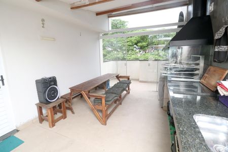 Apartamento para alugar com 135m², 2 quartos e 1 vagaÁrea gourmet