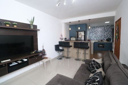 Sala de apartamento à venda com 2 quartos, 135m² em Jardim Stetel, Santo André