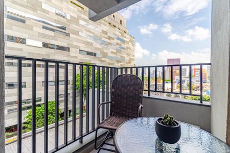 Studio à venda com 25m², 1 quarto e sem vagaVaranda