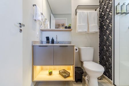 Studio à venda com 25m², 1 quarto e sem vagaBanheiro Social