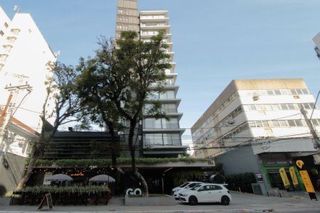 Studio para alugar com 25m², 1 quarto e sem vagaFachada e portaria