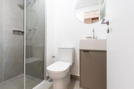 Studio para alugar com 20m², 1 quarto e sem vaga Studio para alugar com 20m², 1 quarto e sem vagaBanheiro