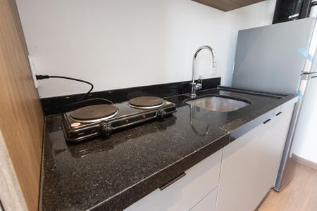 Studio para alugar com 20m², 1 quarto e sem vaga Studio para alugar com 20m², 1 quarto e sem vagaCozinha