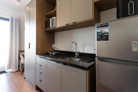 Studio para alugar com 20m², 1 quarto e sem vaga Studio para alugar com 20m², 1 quarto e sem vagaCozinha