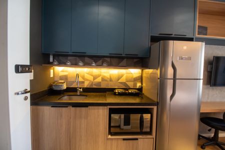 Studio para alugar com 25m², 1 quarto e sem vagaCozinha