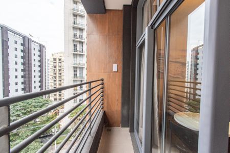 Studio para alugar com 31m², 1 quarto e sem vagaVaranda