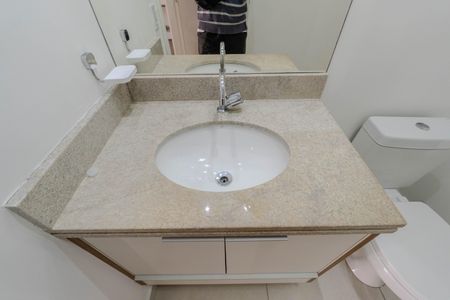 Studio à venda com 47m², 1 quarto e 1 vagaBanheiro Social