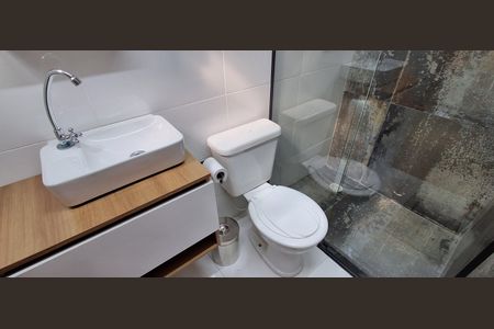 Studio para alugar com 24m², 1 quarto e sem vaga Studio para alugar com 24m², 1 quarto e sem vagaBanheiro