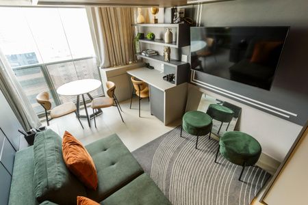 Studio à venda com 27m², 1 quarto e sem vagaStudio