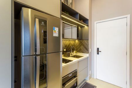 Studio à venda com 27m², 1 quarto e sem vagaCozinha