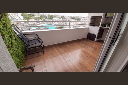 Varanda Gourmet de apartamento à venda com 2 quartos, 52m² em Conceição, Osasco
