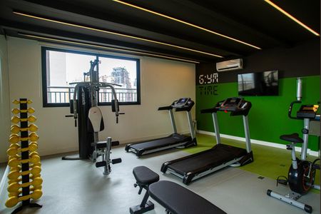 Studio para alugar com 25m², 1 quarto e sem vaga Studio para alugar com 25m², 1 quarto e sem vagaÁrea comum - Academia