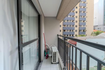 Studio para alugar com 25m², 1 quarto e sem vaga Studio para alugar com 25m², 1 quarto e sem vagaSacada