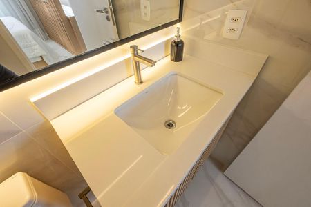 Studio para alugar com 22m², 1 quarto e sem vaga Studio para alugar com 22m², 1 quarto e sem vagaBanheiro