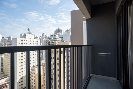 Studio à venda com 18m², 1 quarto e sem vagaVaranda da Sala/Quarto