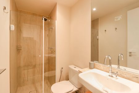 Studio para alugar com 23m², 1 quarto e 1 vaga Studio para alugar com 23m², 1 quarto e 1 vagaBanheiro Social