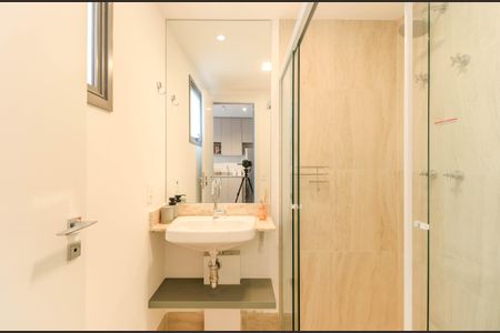 Studio para alugar com 23m², 1 quarto e 1 vaga Studio para alugar com 23m², 1 quarto e 1 vagaBanheiro