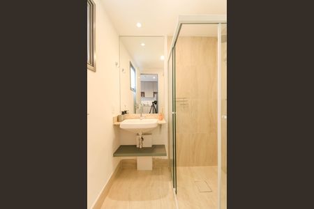 Studio para alugar com 23m², 1 quarto e 1 vaga Studio para alugar com 23m², 1 quarto e 1 vagaBanheiro