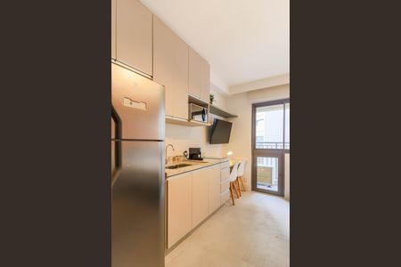 Studio para alugar com 23m², 1 quarto e 1 vaga Studio para alugar com 23m², 1 quarto e 1 vagaCozinha