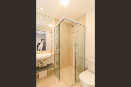 Studio para alugar com 23m², 1 quarto e 1 vaga Studio para alugar com 23m², 1 quarto e 1 vagaBanheiro