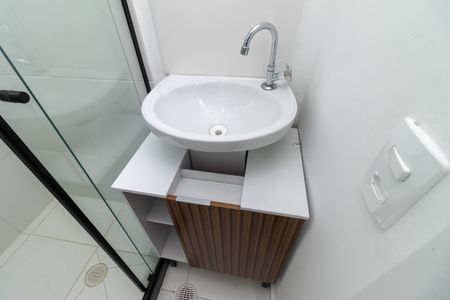 Studio para alugar com 18m², 1 quarto e sem vaga Studio para alugar com 18m², 1 quarto e sem vagaBanheiro