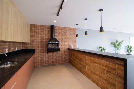 Apartamento para alugar com 49m², 1 quarto e 1 vaga Apartamento para alugar com 49m², 1 quarto e 1 vagaÁrea comum - Churrasqueira