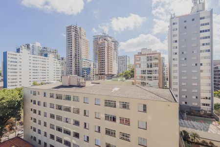 Vista da Varanda de kitnet/studio para alugar com 1 quarto, 30m² em Cerqueira César, São Paulo