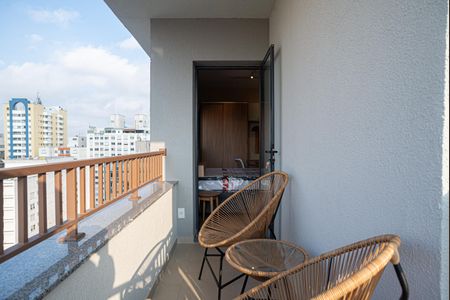 Studio para alugar com 26m², 1 quarto e sem vagaVaranda