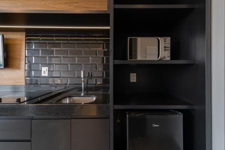 Studio à venda com 26m², 1 quarto e 1 vagaCozinha