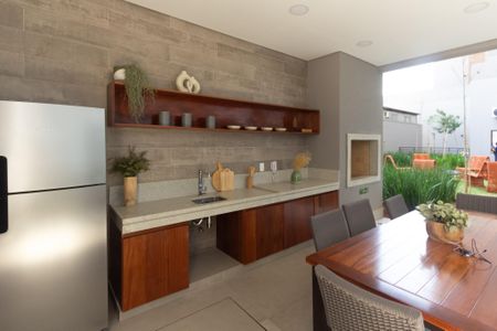 Apartamento à venda com 27m², 1 quarto e sem vaga Apartamento à venda com 27m², 1 quarto e sem vagaÁrea comum - Churrasqueira